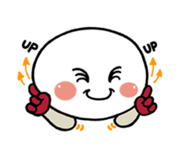 White circle sticker #4989203