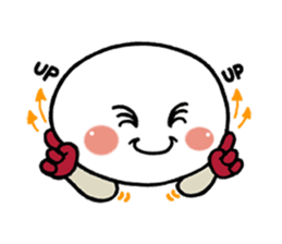 White circle sticker #4989203