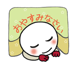 White circle sticker #4989204