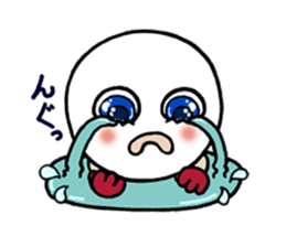 White circle sticker #4989205