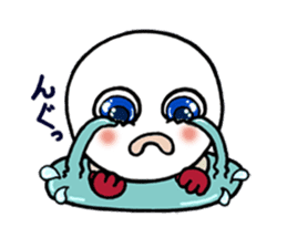 White circle sticker #4989205