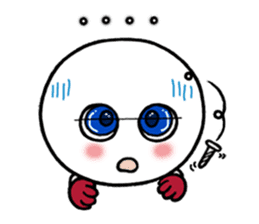 White circle sticker #4989221