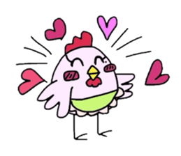 Family love~chicken version sticker #4989439