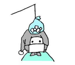 a little cute rabbit and his friends sticker #4989706