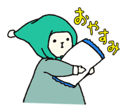 a little cute rabbit and his friends sticker #4989710