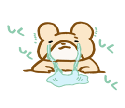 Bear to wait for your return sticker #4989755