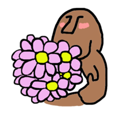 Moai-Face "Brown" sticker #4990042
