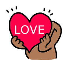 Moai-Face "Brown" sticker #4990045