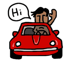 Moai-Face "Brown" sticker #4990048