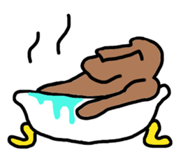 Moai-Face "Brown" sticker #4990061