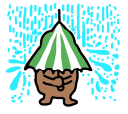 Moai-Face "Brown" sticker #4990063