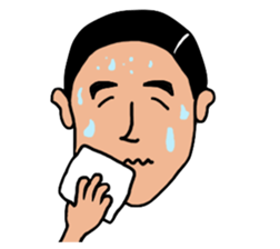 7:3 Hairstyle Man sticker #4990153