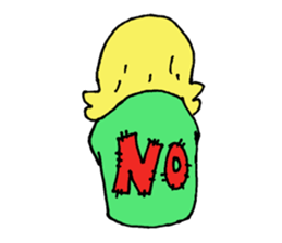 Girl talking sticker sticker #4990443