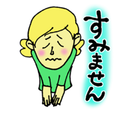 Girl talking sticker sticker #4990453