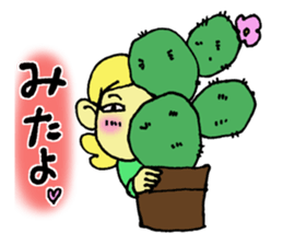 Girl talking sticker sticker #4990466