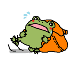 Frog and Cat sticker #4990576