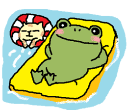 Frog and Cat sticker #4990579
