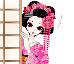 Pretty Girl picture book6 sticker #4990978