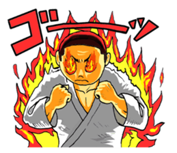 Shine! Judo boy sticker #4991069