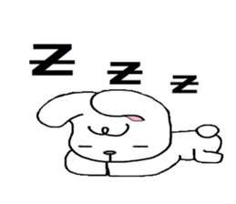 The bunny who is in love sticker #4991464