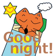 Sticker of Mr. KI of a fox sticker #4991868