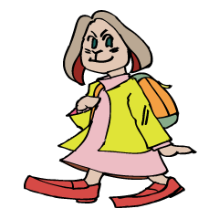 A rabbit is advising to her colleague.