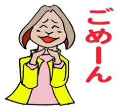 A rabbit is advising to her colleague. sticker #4991896