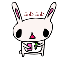 Drooping eyes bunny sticker #4992132