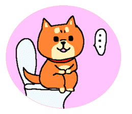 shibaken sticker -japanese dog- sticker #4992176