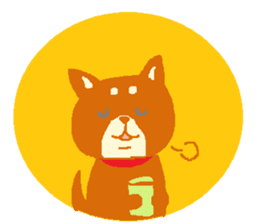 shibaken sticker -japanese dog- sticker #4992178