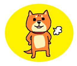 shibaken sticker -japanese dog- sticker #4992191