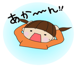 Girl of Kansai dialect sticker #4992442