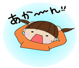 Girl of Kansai dialect sticker #4992442