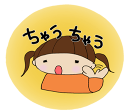 Girl of Kansai dialect sticker #4992443