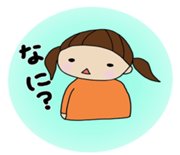 Girl of Kansai dialect sticker #4992453