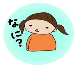 Girl of Kansai dialect sticker #4992453