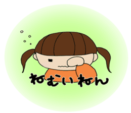 Girl of Kansai dialect sticker #4992460