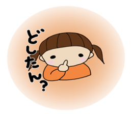 Girl of Kansai dialect sticker #4992476