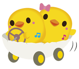 Peep peep raising kids of sukku&ikku sticker #4992899