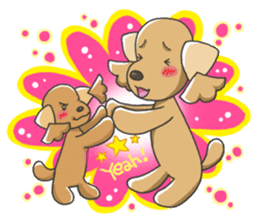 Tocotoco poodle brothers sticker #4993444