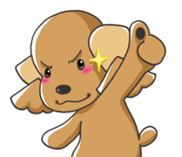 Tocotoco poodle brothers sticker #4993446