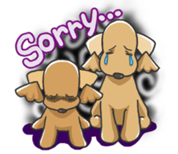 Tocotoco poodle brothers sticker #4993456