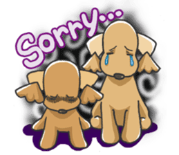 Tocotoco poodle brothers sticker #4993456