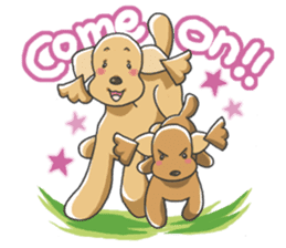 Tocotoco poodle brothers sticker #4993464