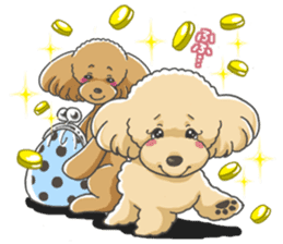 Tocotoco poodle brothers sticker #4993470