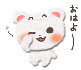 Cotton cute bear sticker #4993478