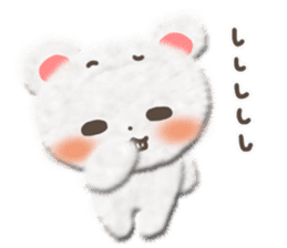 Cotton cute bear sticker #4993484