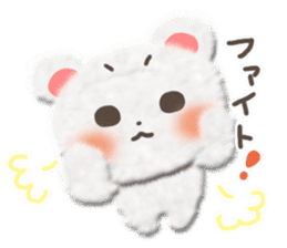 Cotton cute bear sticker #4993487