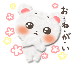 Cotton cute bear sticker #4993488
