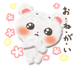 Cotton cute bear sticker #4993488